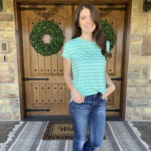 NEW Mint Striped Top